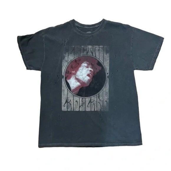 Goodie Two Sleeves Jimi Hendrix Electric Ladyland Distressed Light Gray Tee M/L - Picture 2 of 9